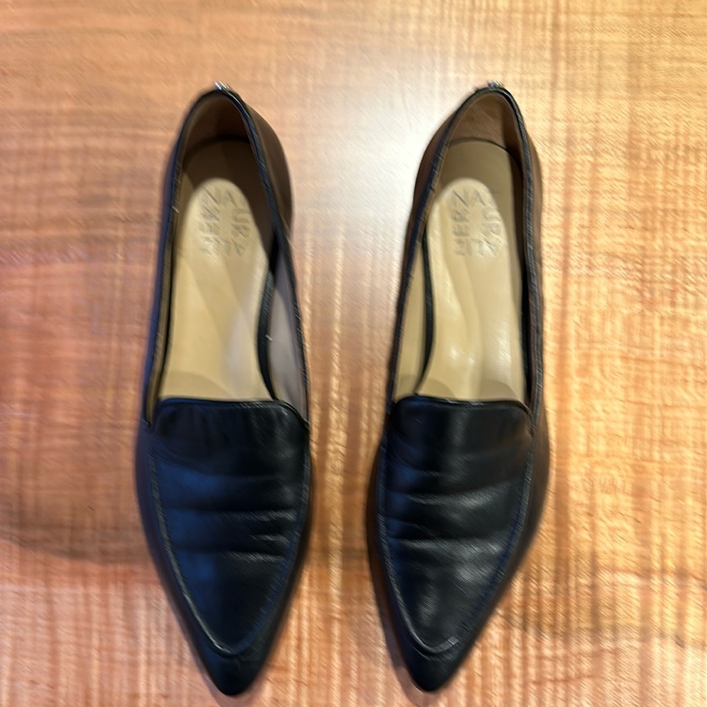 Black Leather Loafers